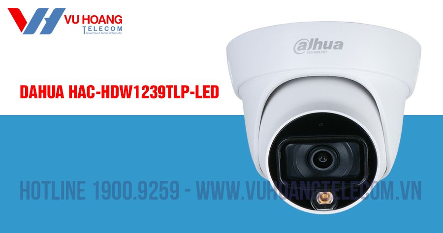 Camera HDCVI Full Color DAHUA DH-HAC-HDW1239TLP-LED